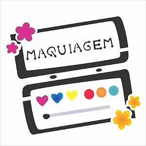 Stencil 14X14 Simples – Maquiagem III – OPA 994 - 50%