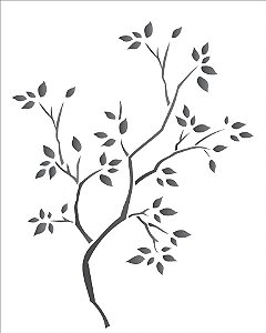 Stencil 20×25 Simples – Árvore Seca – OPA 1235
