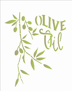 Stencil 20×25 Simples – Oliva – OPA 1830