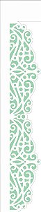 Stencil 06×30 Simples  Renda Arabesco I  Opa 2411 - 50%