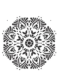 Stencil 20×25 Simples – Mandala II Camada II – OPA 2283