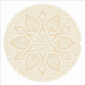 Stencil 30,5X30,5 Simples – Mandala Renda III – OPA 2731 - 50%