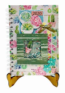 Agenda Personalizada 2020 - Cactos - 20x15 cm