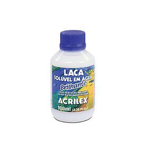 Laca Solúvel em Água Brilhante Acrilex 100 ml