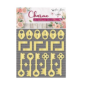 CHARME DE APLIQUES DECORATIVOS MIX - Scrap By Antonio - 200317