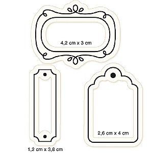 Carimbo de Silicone - CLP-186 - TAGS