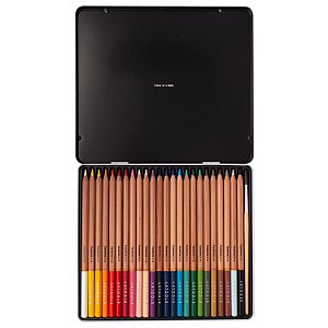 Lápis de Cor Artools Aquarelável 24un Estojo Metal Artístico