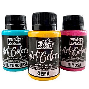 Tinta Acrílica Art Colors True Colors Tons Quentes 60 ml