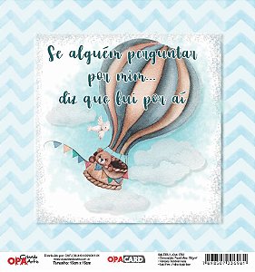 Papel Scrapbook 180g OPA 15x15 cm - OPACARD 2750 Balões 2