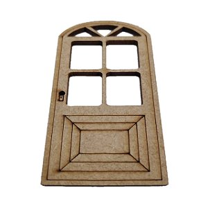 Aplique Laser MDF - Porta - 7cm