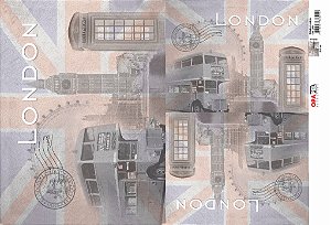 Papel Decoupage 30x45 cm OPAPEL 2401 - Cidades Londres
