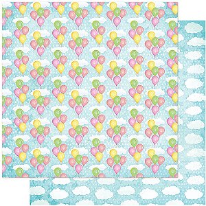 Papel Para Scrapbook 30,5 Cm X 30,5 Cm - Fada Infantil IX - SD-1039