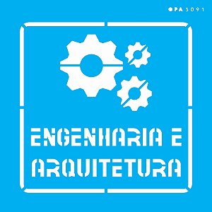 Stencil Para Pintura 14x14 – Profissões Engenharia – OPA3091 - 50%