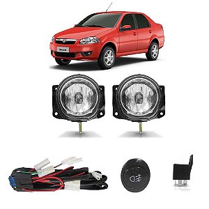 Kit Farol De Milha Siena El 2013 2014 2015 2016 - Semprecar Acessórios  Automotivos