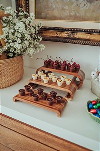 Banquinho / Banquetas De Madeira / Trio De Altura Para Mesa