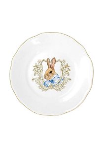 Prato de sobremesa coelho da Páscoa / Prato de sobremesa Páscoa em porcelana