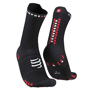 Meia de Compressão para Trilha Compressport V4 - Cano Médio