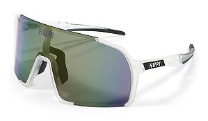 Óculos de Sol Hupi Andez Cristal/Preto - Lente Roxo Espelhado