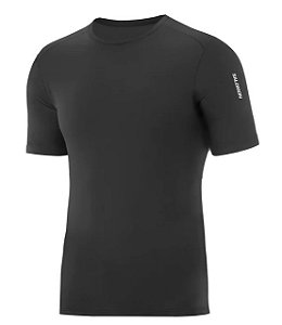 Camiseta Hybrid SS TEE Salomon Preta - Masculina