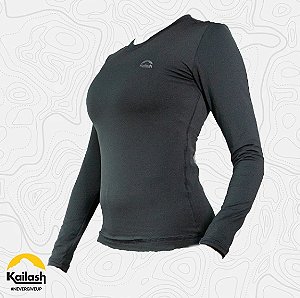 Segunda Pele Kailash Warm Feminina Preta