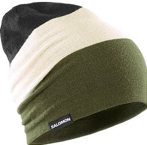 Gorro Salomon Flatspin - Oliva/Bege/Preto