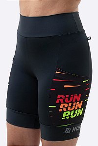 Bermuda Compressão Feminina Hupi Run Run Run - Longa