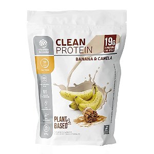 Clean Protein Alquimia da Saúde Plant Based - Banana & Canela 675g (Proteína Pós Treino))