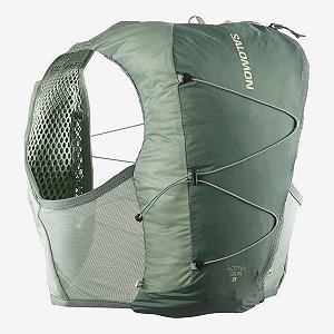 Mochila de Hidratação Salomon Active Skin 8 - Verde sem garrafas