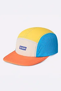 Boné Hupi Five Panel Supreme Air - Laranja/Amarelo/Azul