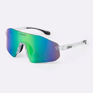 Óculos de Sol Hupi Champs Cristal Lente Verde Espelhado