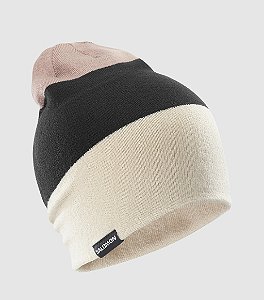 Gorro Salomon Flatspin - Creme/Preto/Marrom Claro