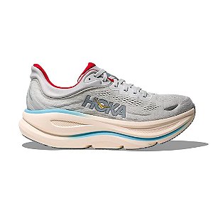Tênis Hoka Bondi 9 - Feminino Cinza Claro