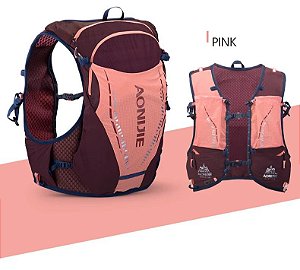 Mochila de Hidratação Aonijie Wind Runner 10L Bordô - Cabrito Runner Outdoor
