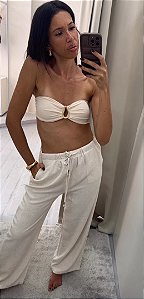 Calça Linho Cru