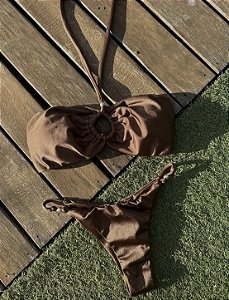 Bali Marrom Tira Fixa