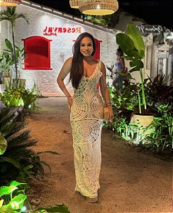 Vestido Sereia Crochê