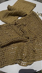 Conjunto Crochê Mikos