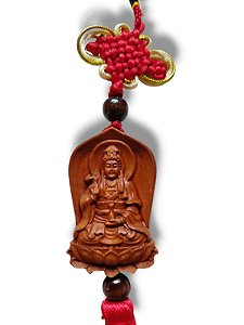 Talismã Nó Chinês Vermelho Kuan Yin