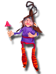 Thobias, o Duende Mensageiro da Sorte (articulado - sentado)