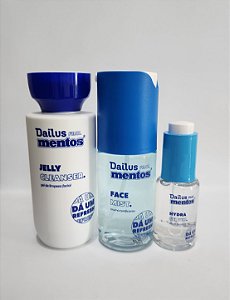 Kit Skin care Cleanser, Bruma e Sérum - Dailus Feat. Mentos