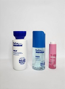 Kit Skin care Cleanser, Bruma e Booster Calming - Dailus Feat. Mentos
