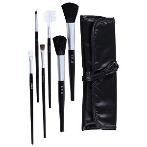 Kit de Pincéis Belliz Professional Cosmetic Brushes 5pcs com Estojo