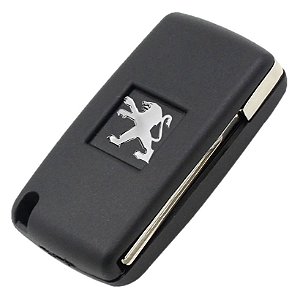 Carcaça Chave Canivete Peugeot Substituição 307 308 408 608