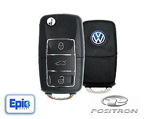 Chave Canivete Positron Mod. Volkswagen G5 Prova D'água