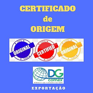 Certificado de Origem - Exportação