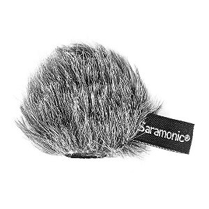 XM1-WS | Espuma Anti Vento Peludo (deadcat) - para Microfones Smartmic MIni e SR-XM1