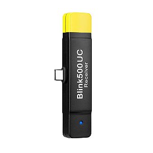 BLINK500 RXUC | Receptor de microfone sem fio de canal duplo para iOS com conector USB-C - celulares e dispositivos Android