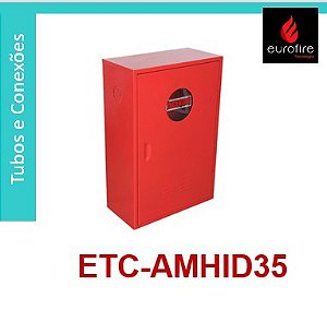 Caixa de Incêndio para Hidrante Simples 90x60x17 Embutir/Sobrepor - Eurofireshop Incêndio