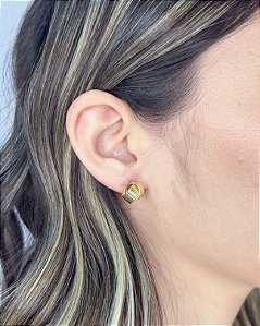 Brinco Nózinho 1cm - Banho de Ouro 18k