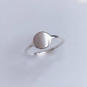 Anel Circulo Liso - Prata 925